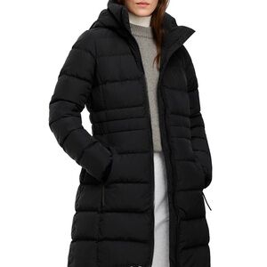 Canada Goose Women's Black Hooded aurora Puffer Jacket